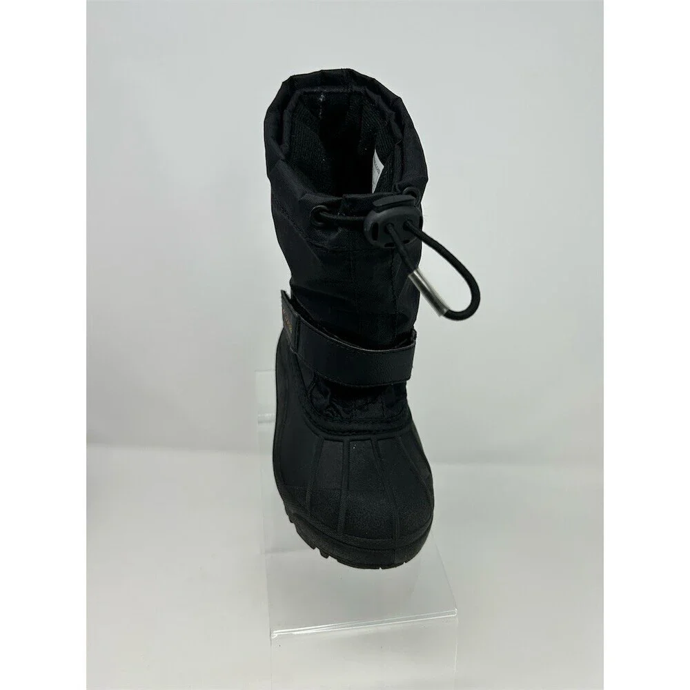 Columbia Powderbug Forty Kids Snow Boots Black Waterproof Insulated Winter 11